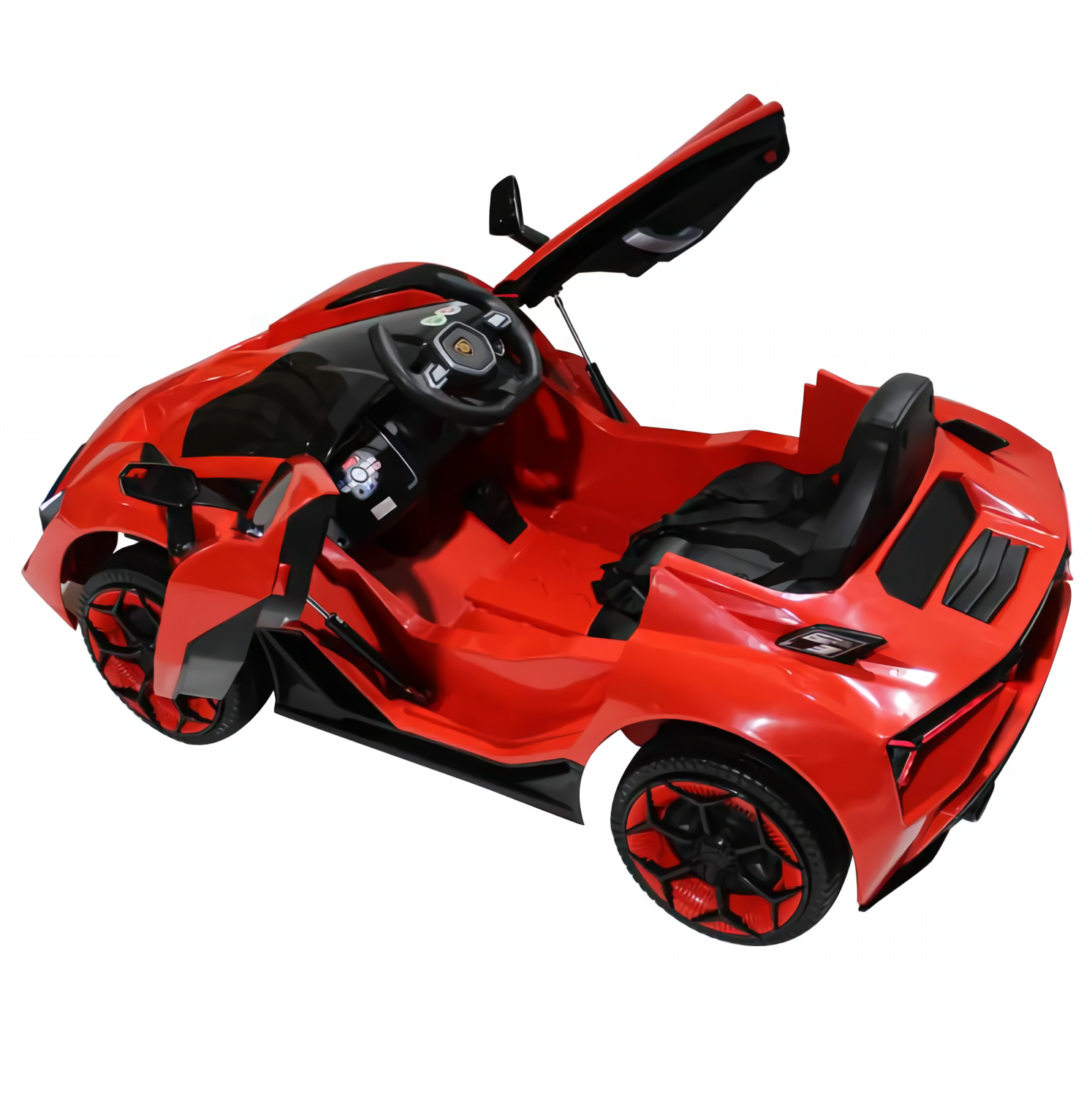 2024 Lamborghini Style NEL-603 12V One Seater Kids Ride On Car Red