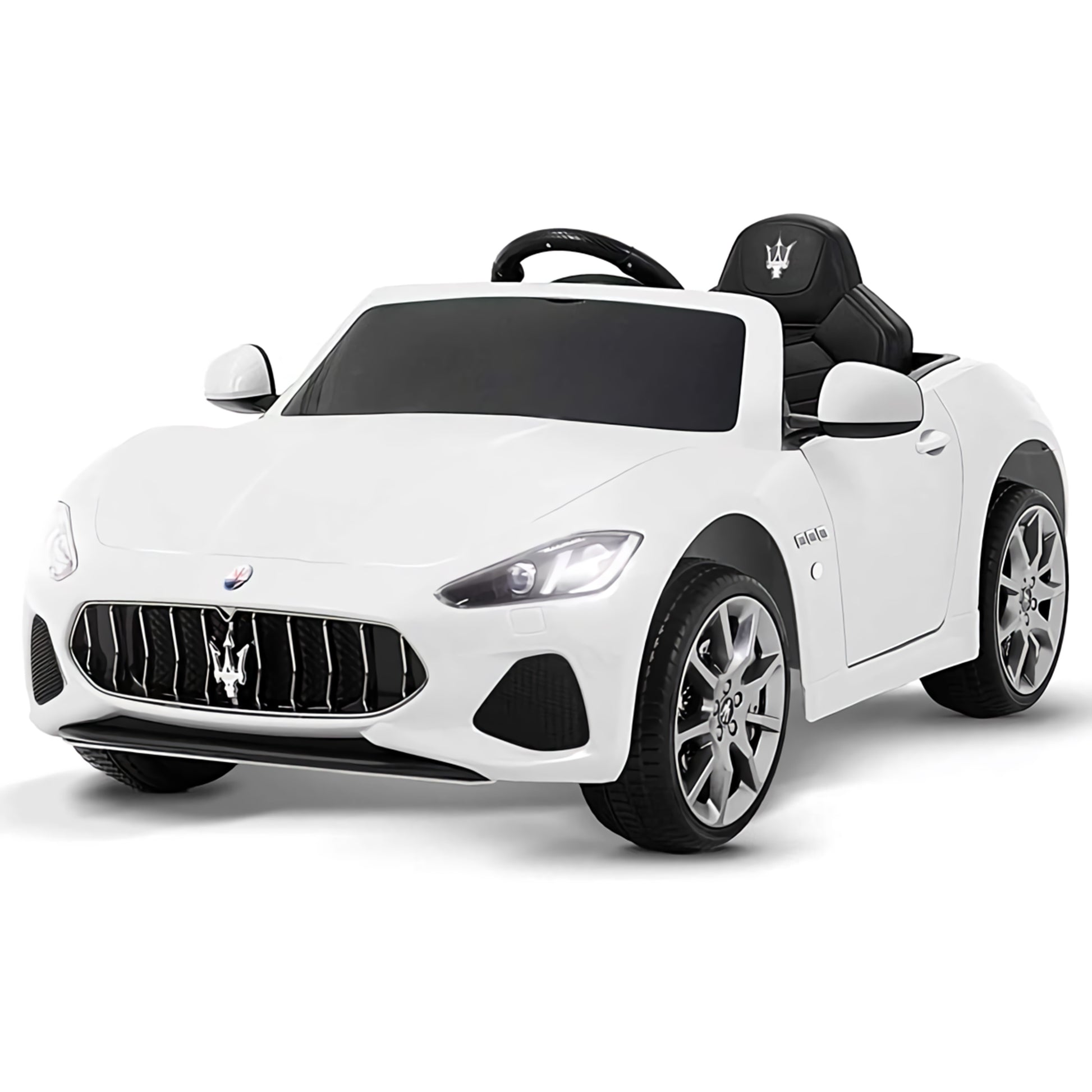 Licensed Maserati GranCabrio S302 12V Electric Kids Ride On Car White
