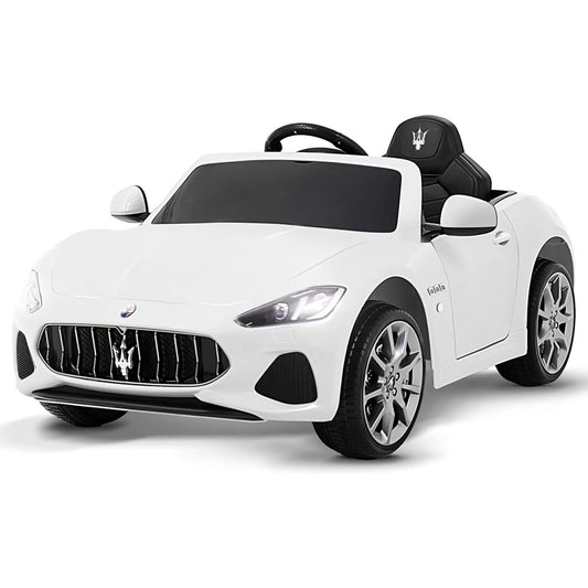 Licensed Maserati GranCabrio S302 12V Electric Kids Ride On Car White