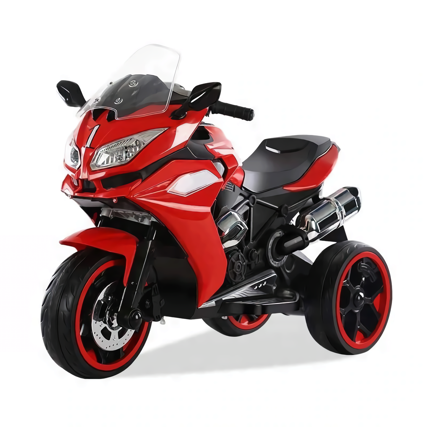 2024 R1200 6V 3 Wheel Electric Kids Ride On Motorcycle Blue Pre Order Zoom Buggeez Inc